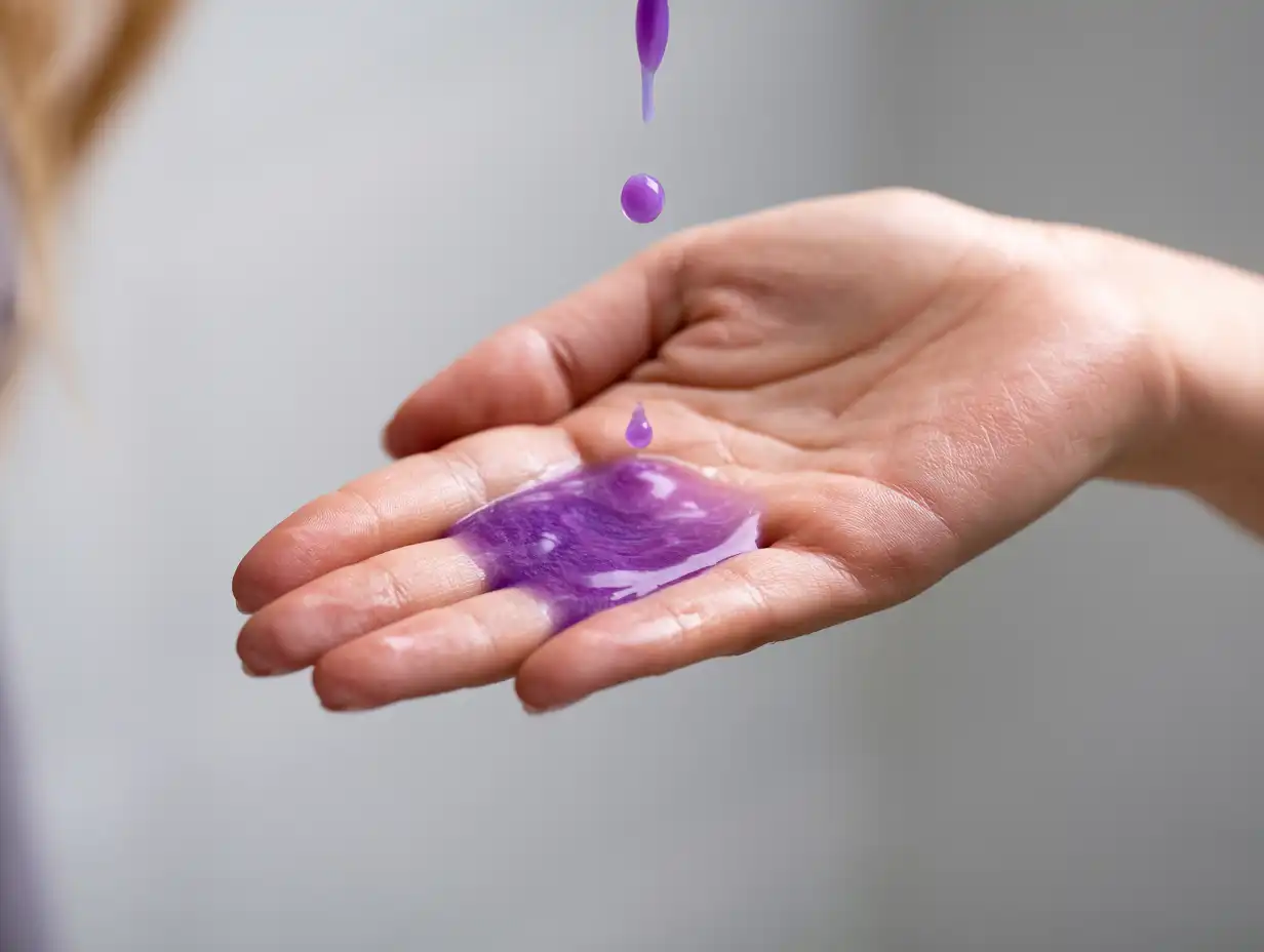 Purple shampoo for blonde hair