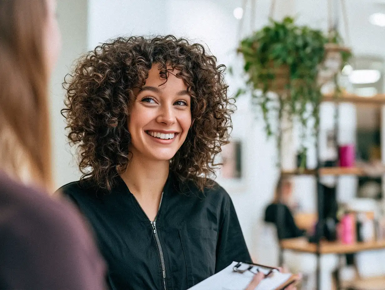 Hair consultation for smoothing treatments