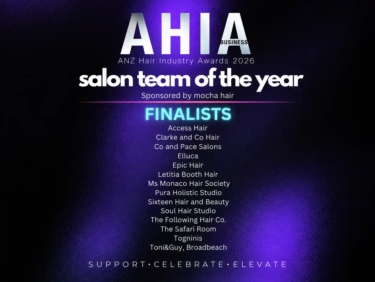 Elluca ANZ AHIA Salon Team of the Year Finalist